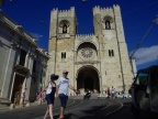 Oscar y Nieves en la catedral de Lisboa