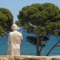 Estatua de asclepio en Ampurias