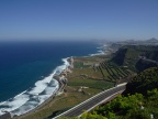 Vista de la costa norte de Gran Canaria