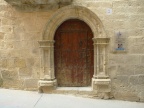 Puerta labrada en Calaceite
