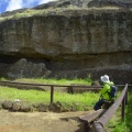 Moai inacabado en Ranu Raraku