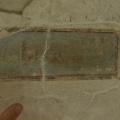 Detalle de fresco en el peristilo