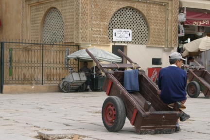 Transporte en la  Medina de Fez