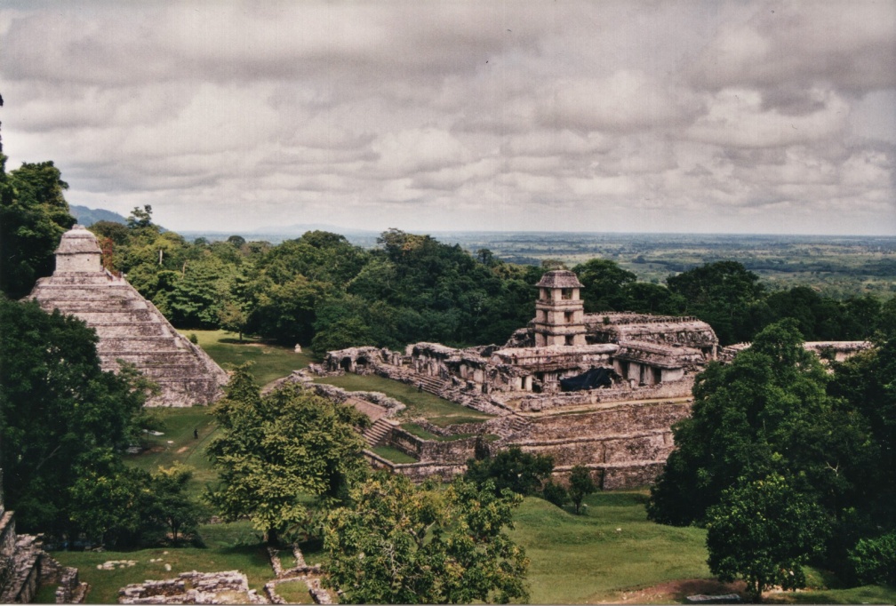 Vista general del yacimiento de Palenque