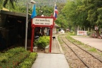 Estación de tren en el rio Kwai