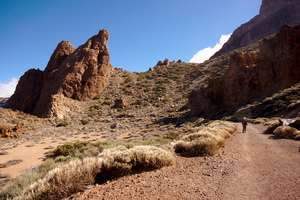 Paisaje de las cañadas del Teide